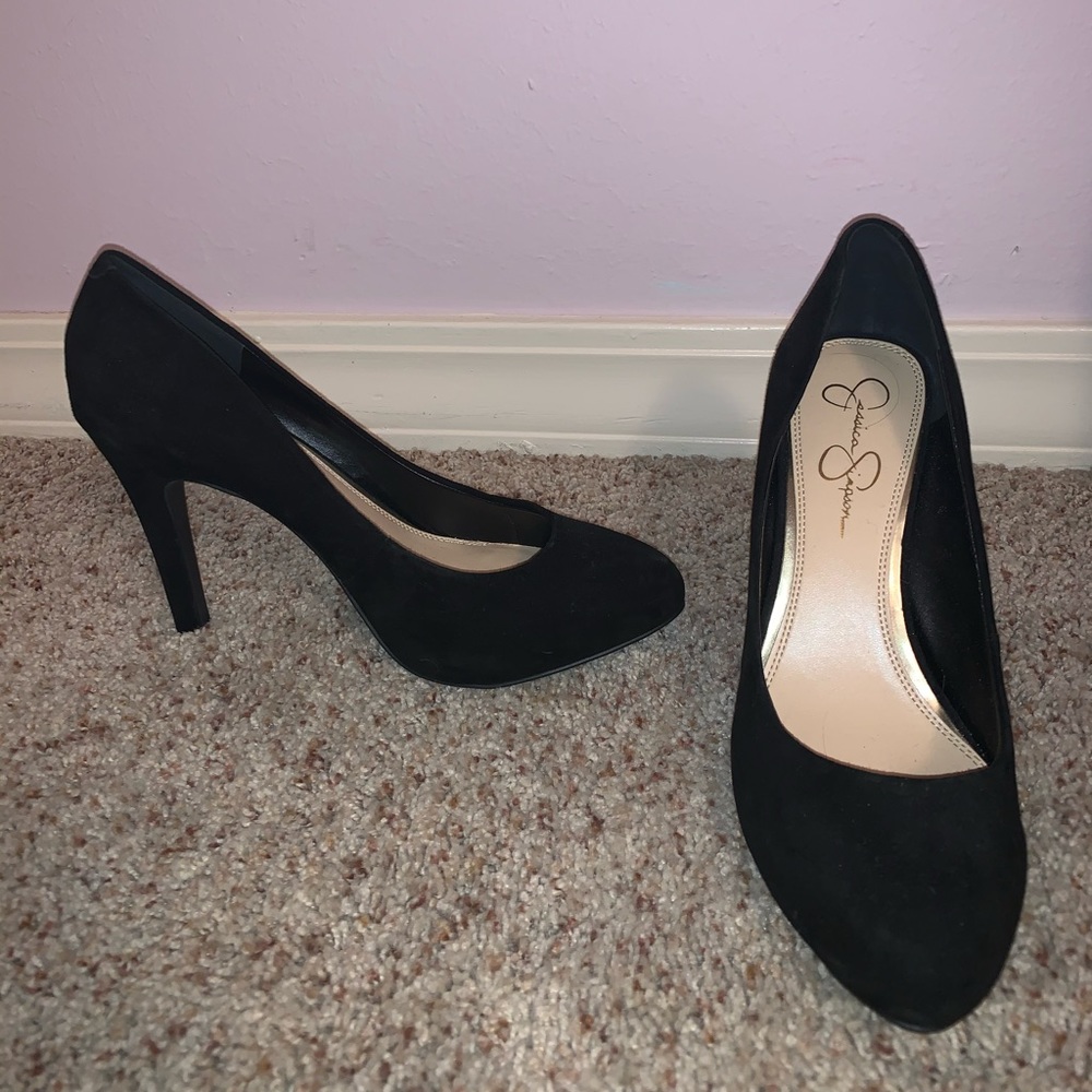Black heels